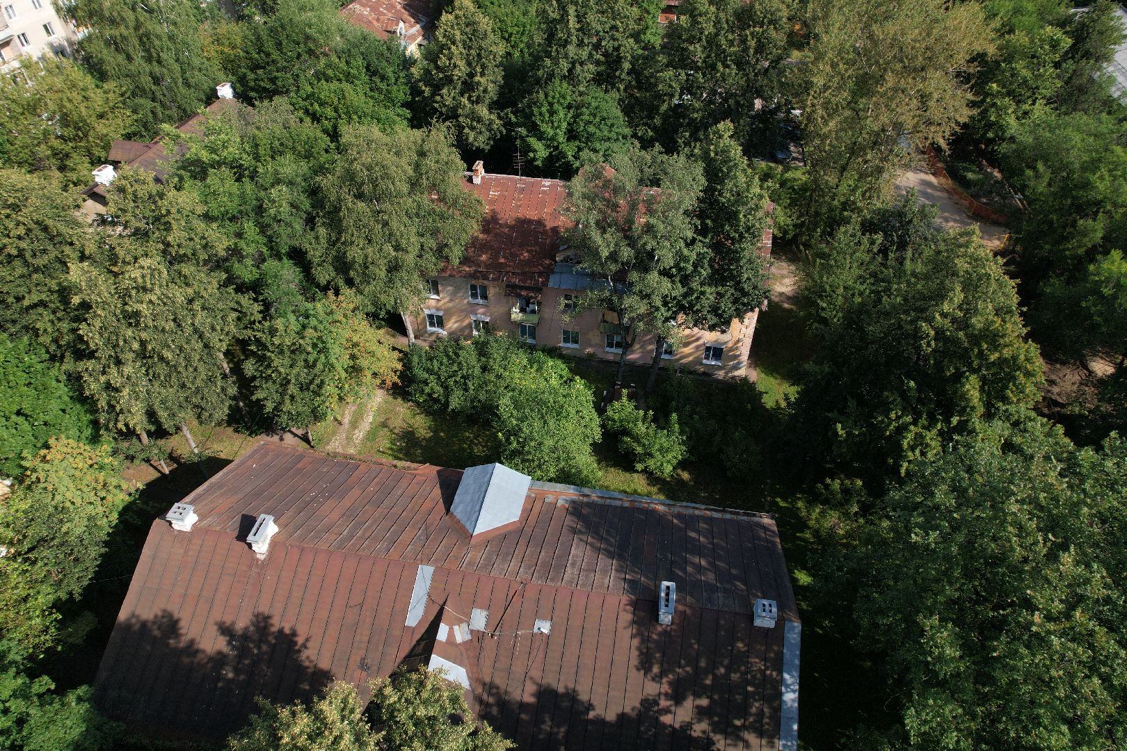 видео с коптера, климовск,