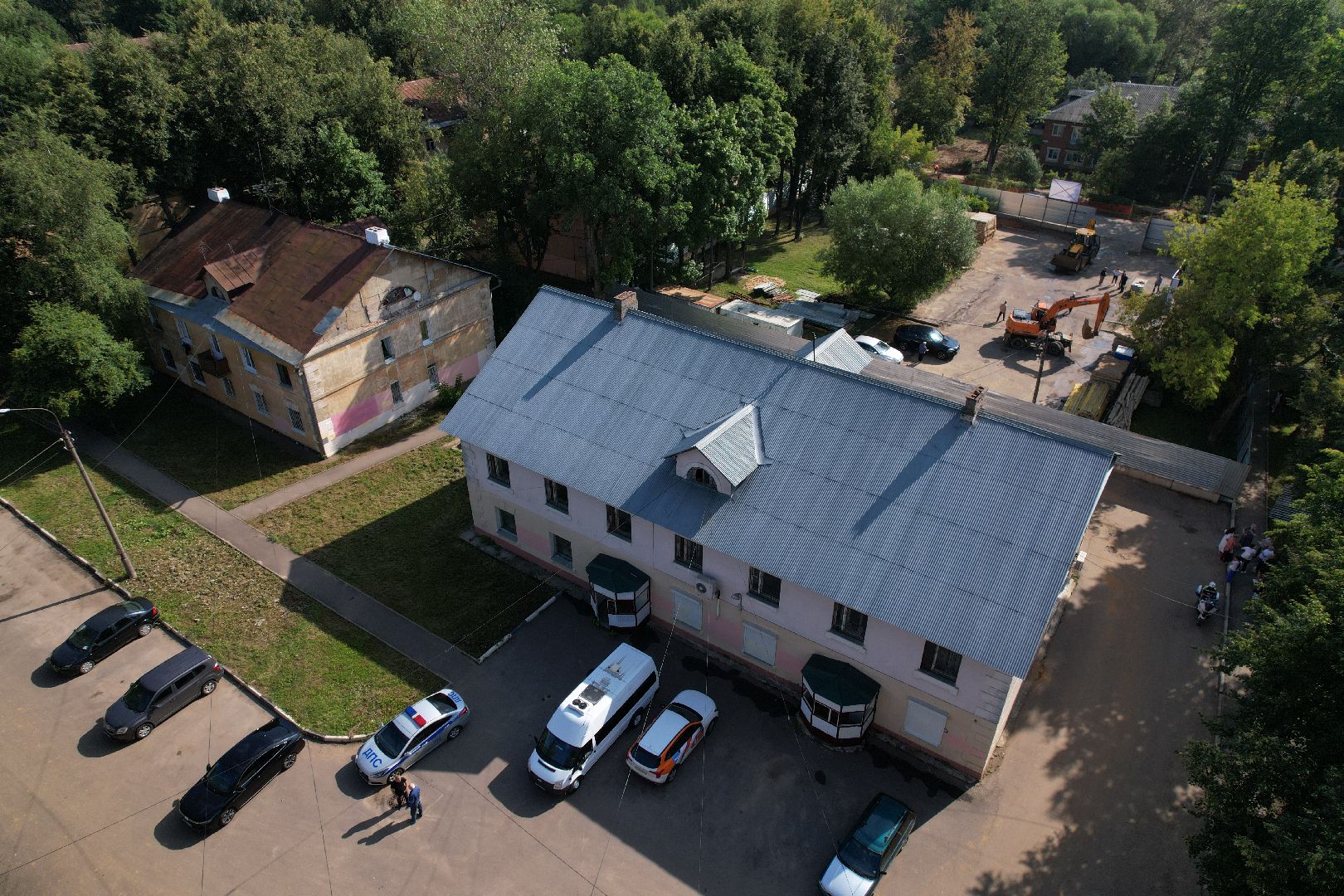 видео с коптера, климовск,