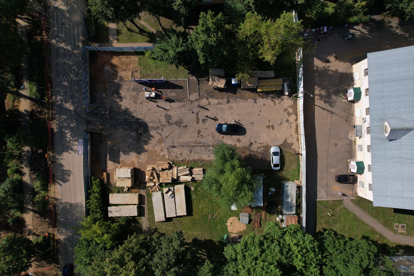 видео с коптера, климовск,