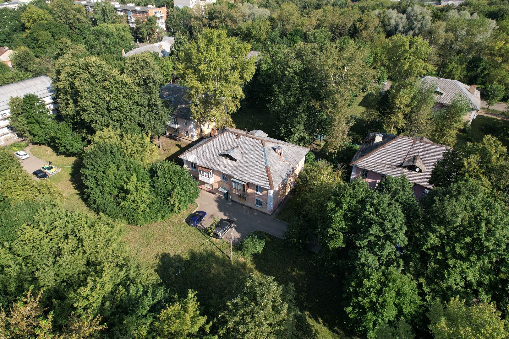 видео с коптера, климовск,