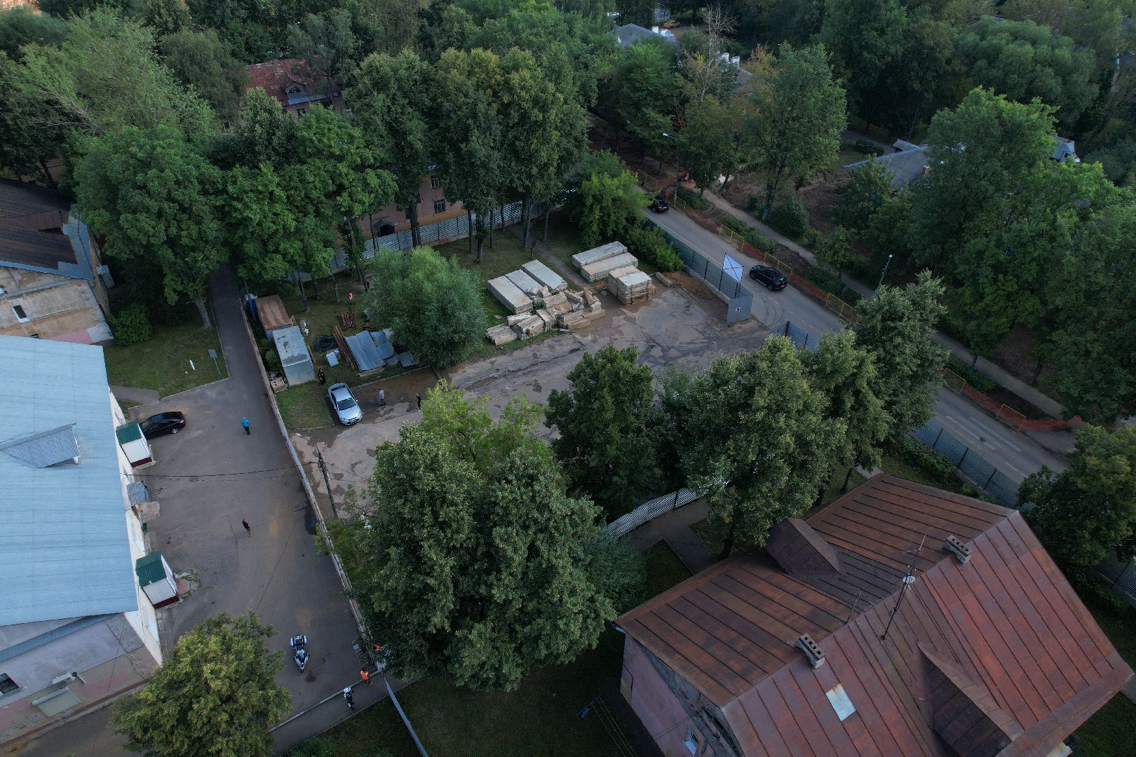 видео с коптера, климовск,