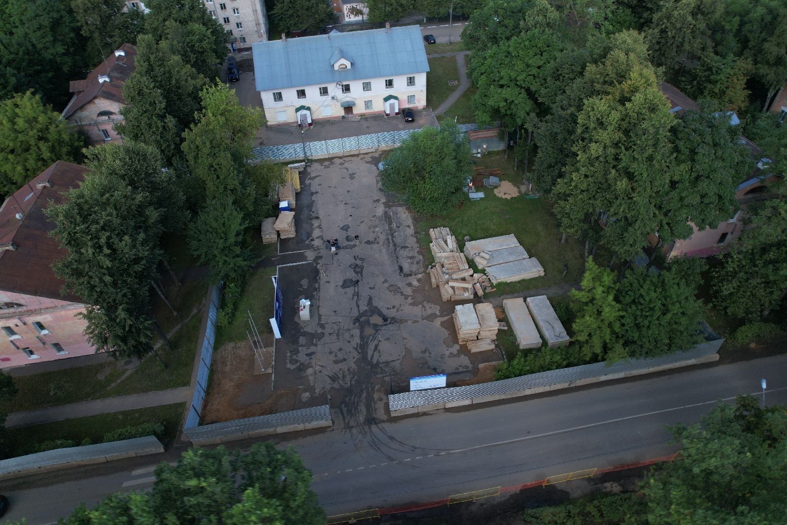 видео с коптера, климовск,