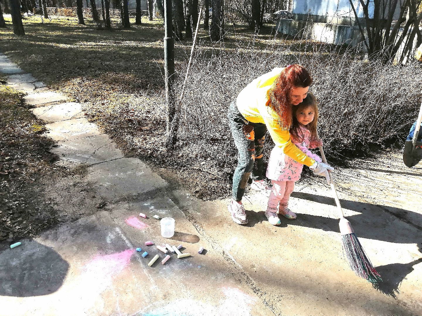 субботник, весна, дети, Протвино, чистота