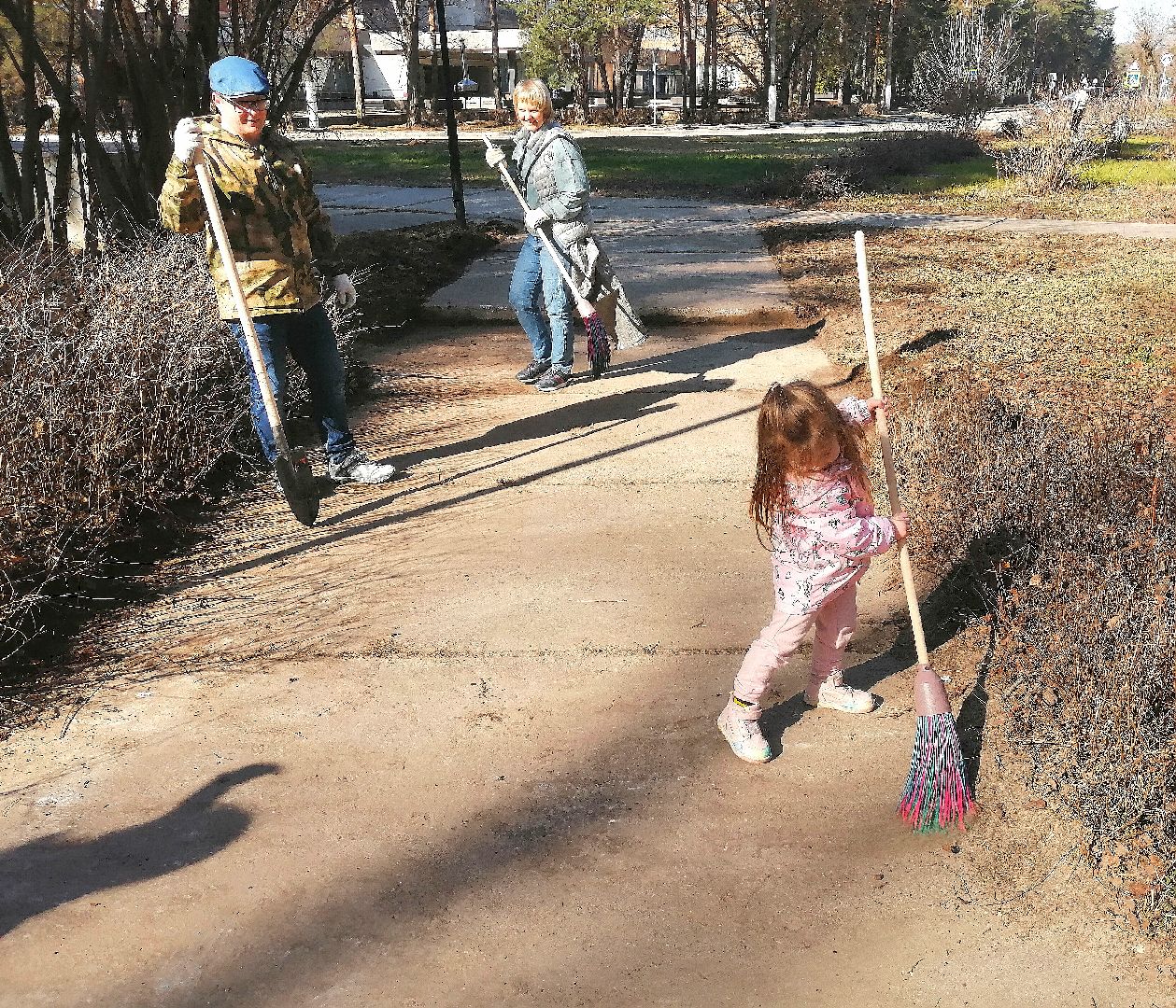 субботник, весна, дети, Протвино, чистота