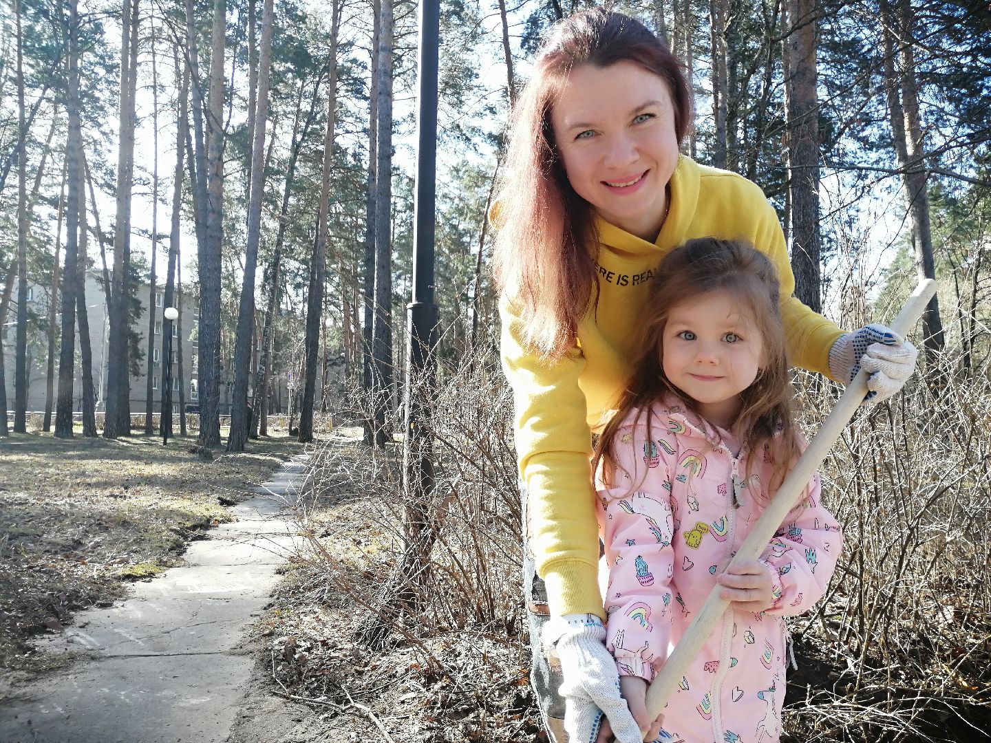 субботник, весна, дети, Протвино, чистота