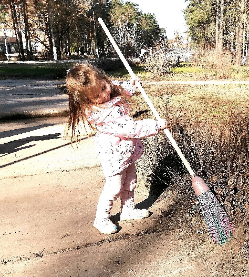 субботник, весна, дети, Протвино, чистота