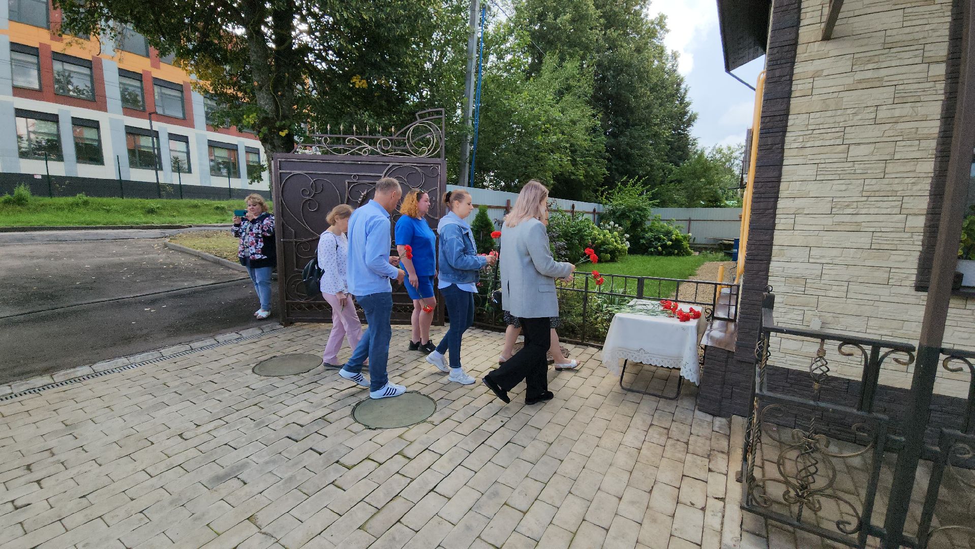 руза, рузский городской округ, тучково, Руза помнит, военнослужащий, московская область, памятная доска, открытие памятной доски,