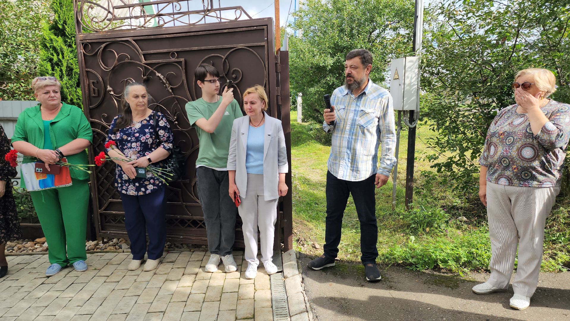 руза, рузский городской округ, тучково, Руза помнит, военнослужащий, московская область, памятная доска, открытие памятной доски,