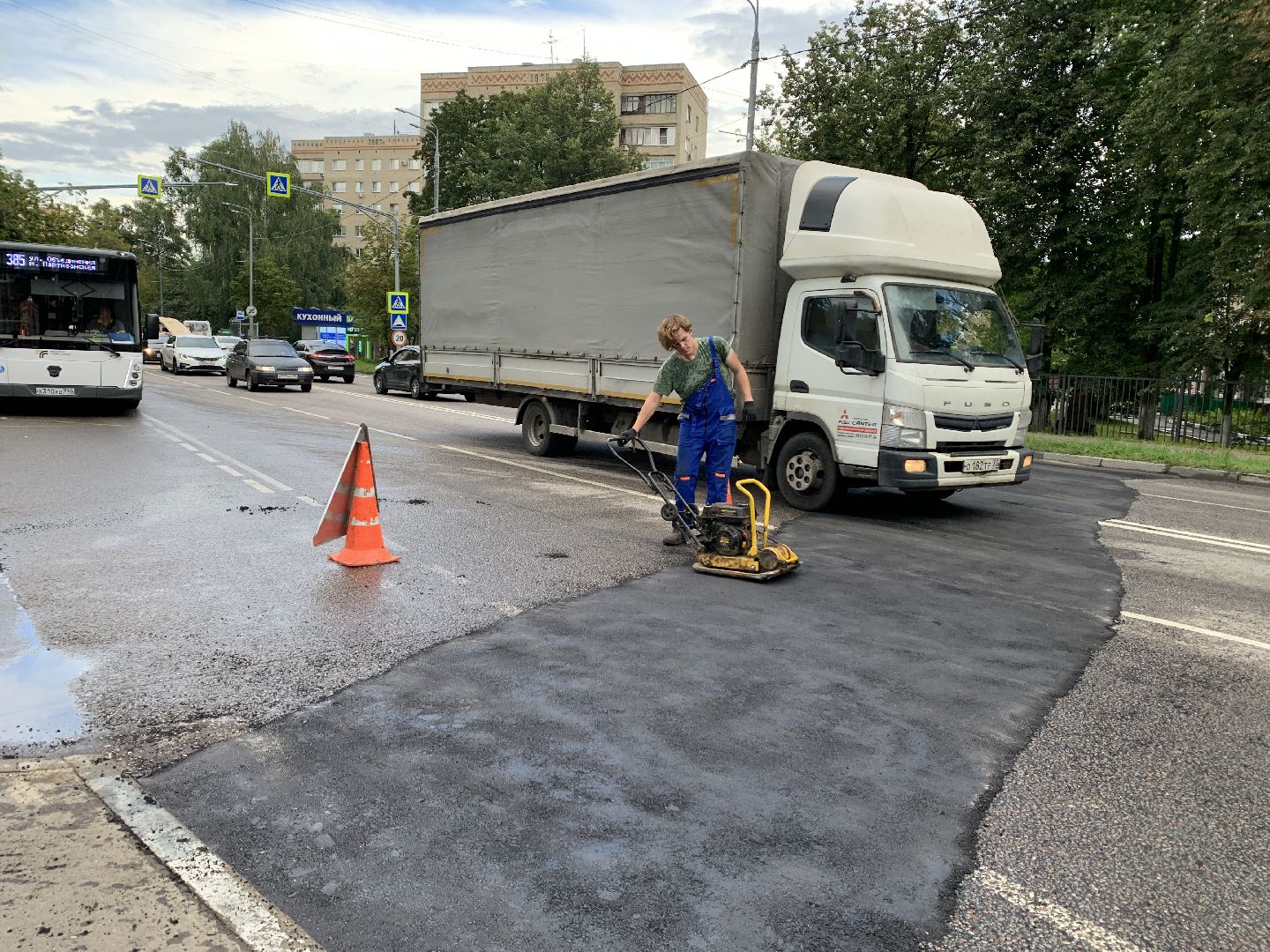 Балашиха, Подмосковье, Дороги, ямочный ремонт дорог,