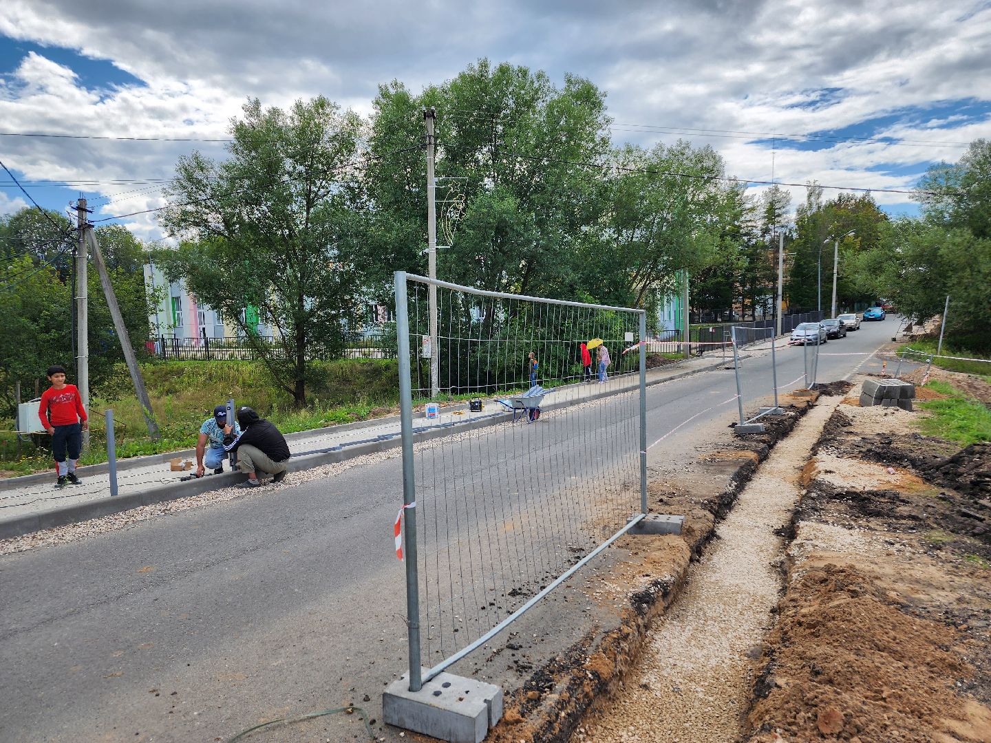 благоустройство, волоколамск, парковая,