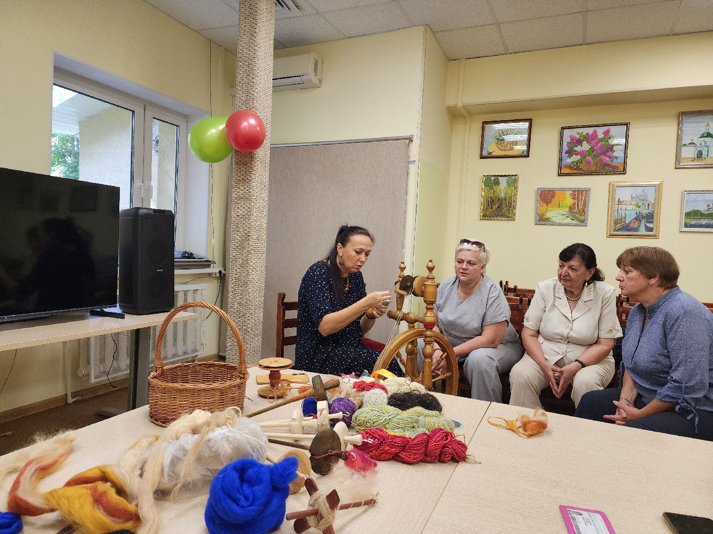 красноармейск, городской округ пушкинский, прялка, активное долголетие,