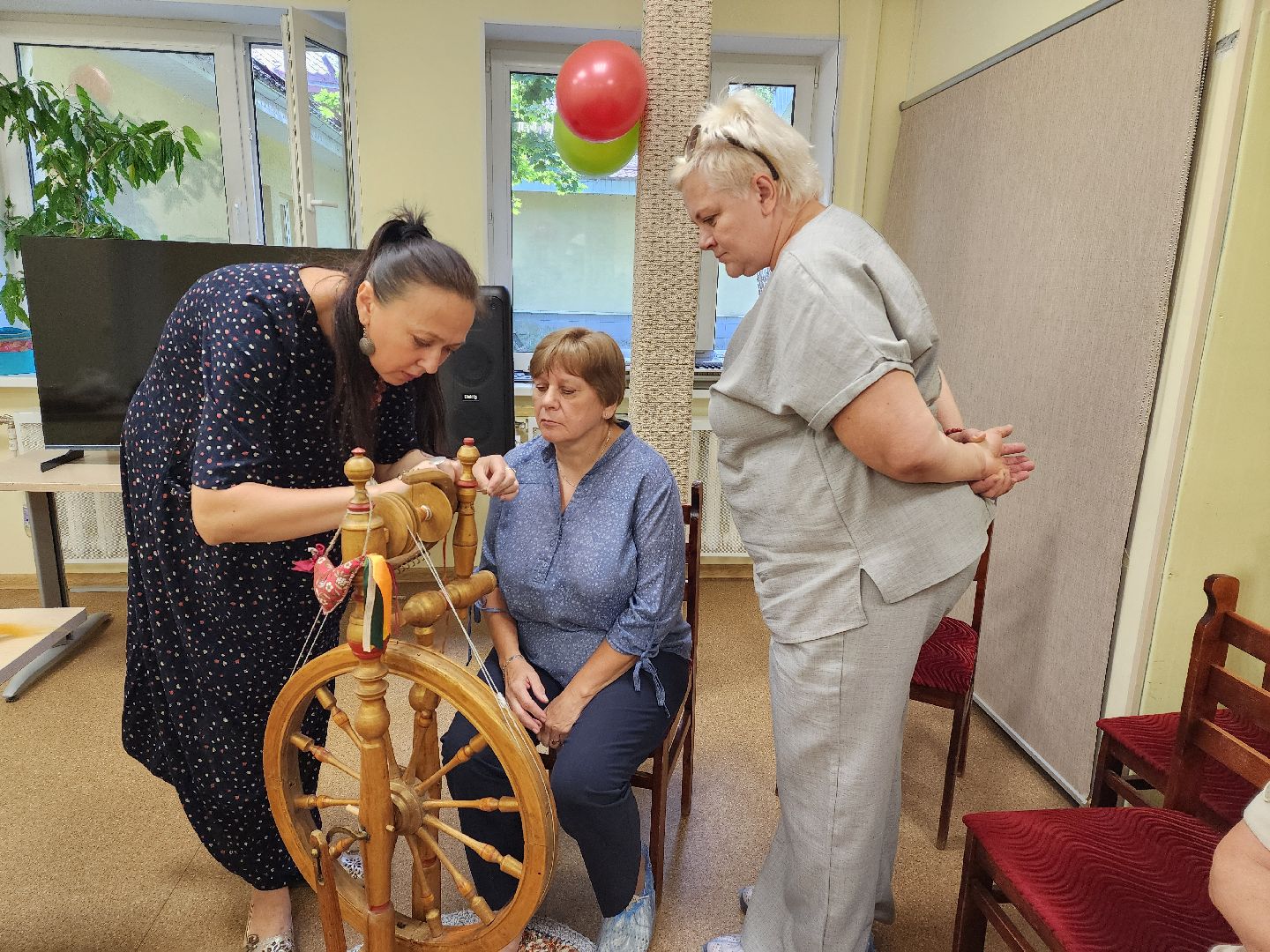 красноармейск, городской округ пушкинский, прялка, активное долголетие,