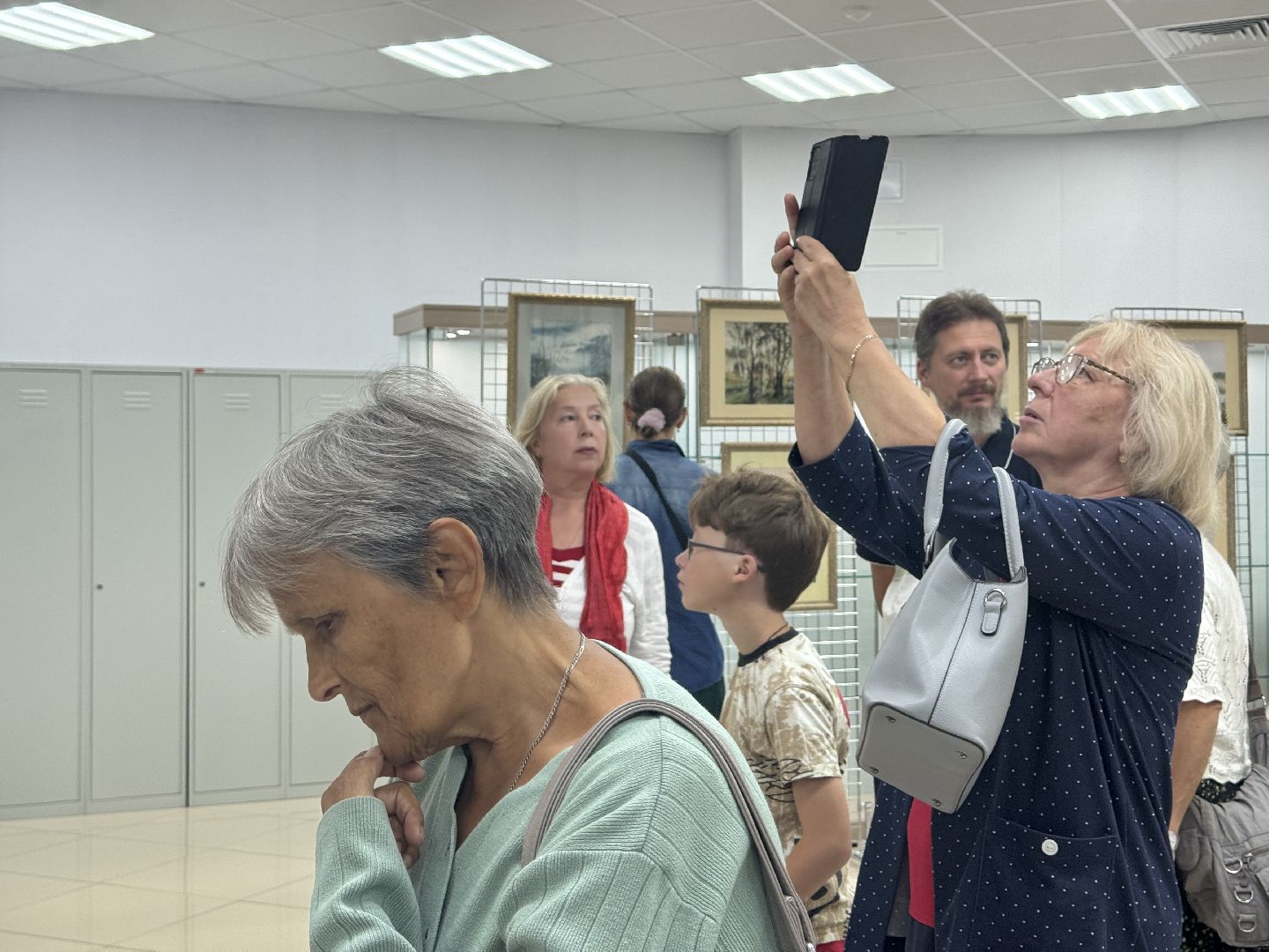 выставка, открытие выставки, заслуженный художник, культура,