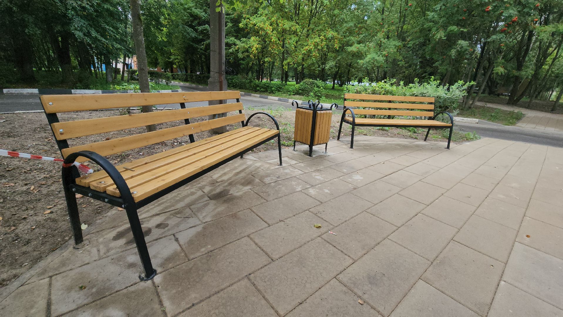 Урны для мусора, Сквер, Больница, Лобня, поликлиника,