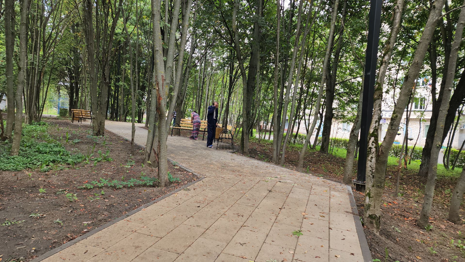 Урны для мусора, Сквер, Больница, Лобня, поликлиника,