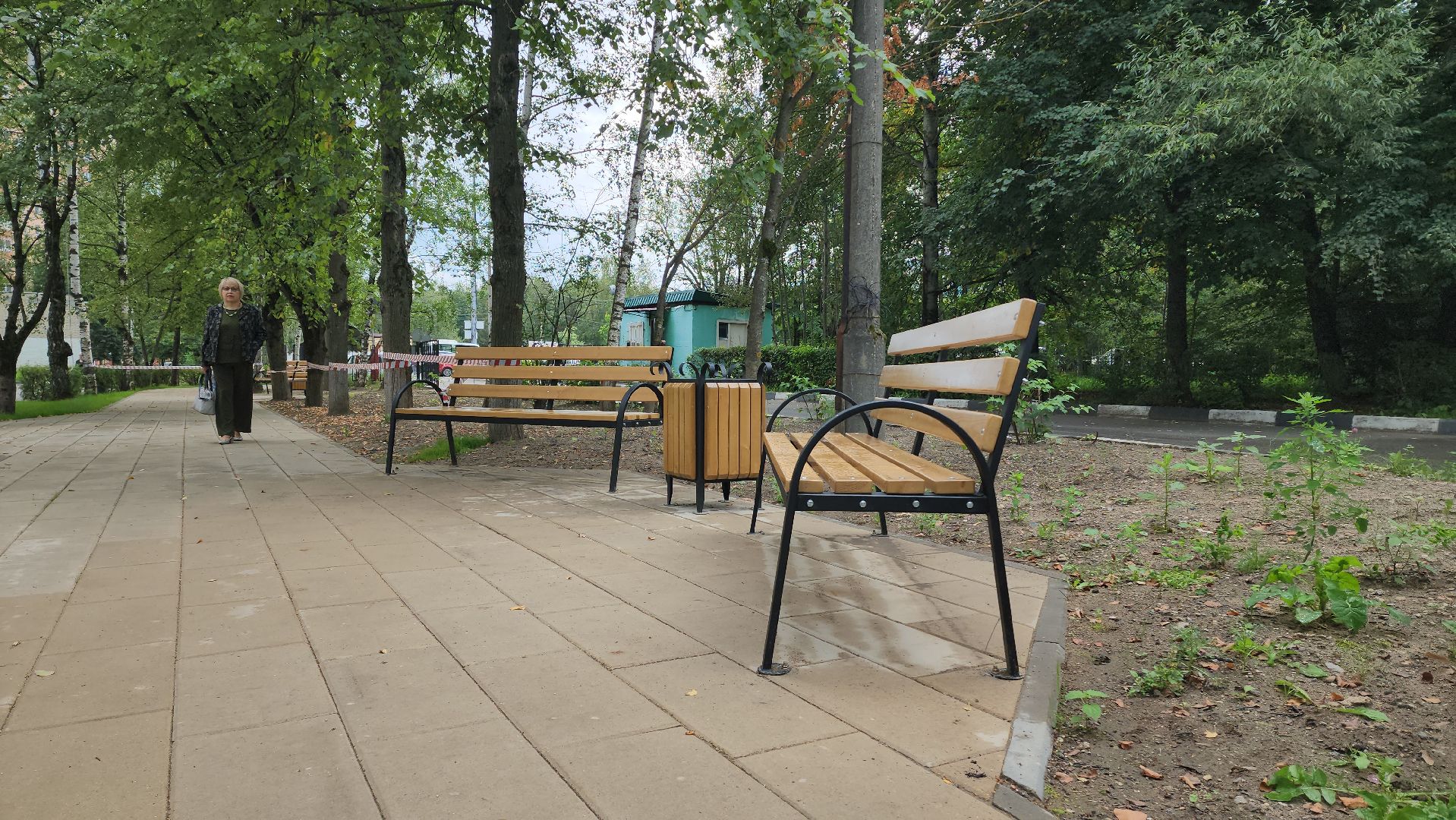 Урны для мусора, Сквер, Больница, Лобня, поликлиника,