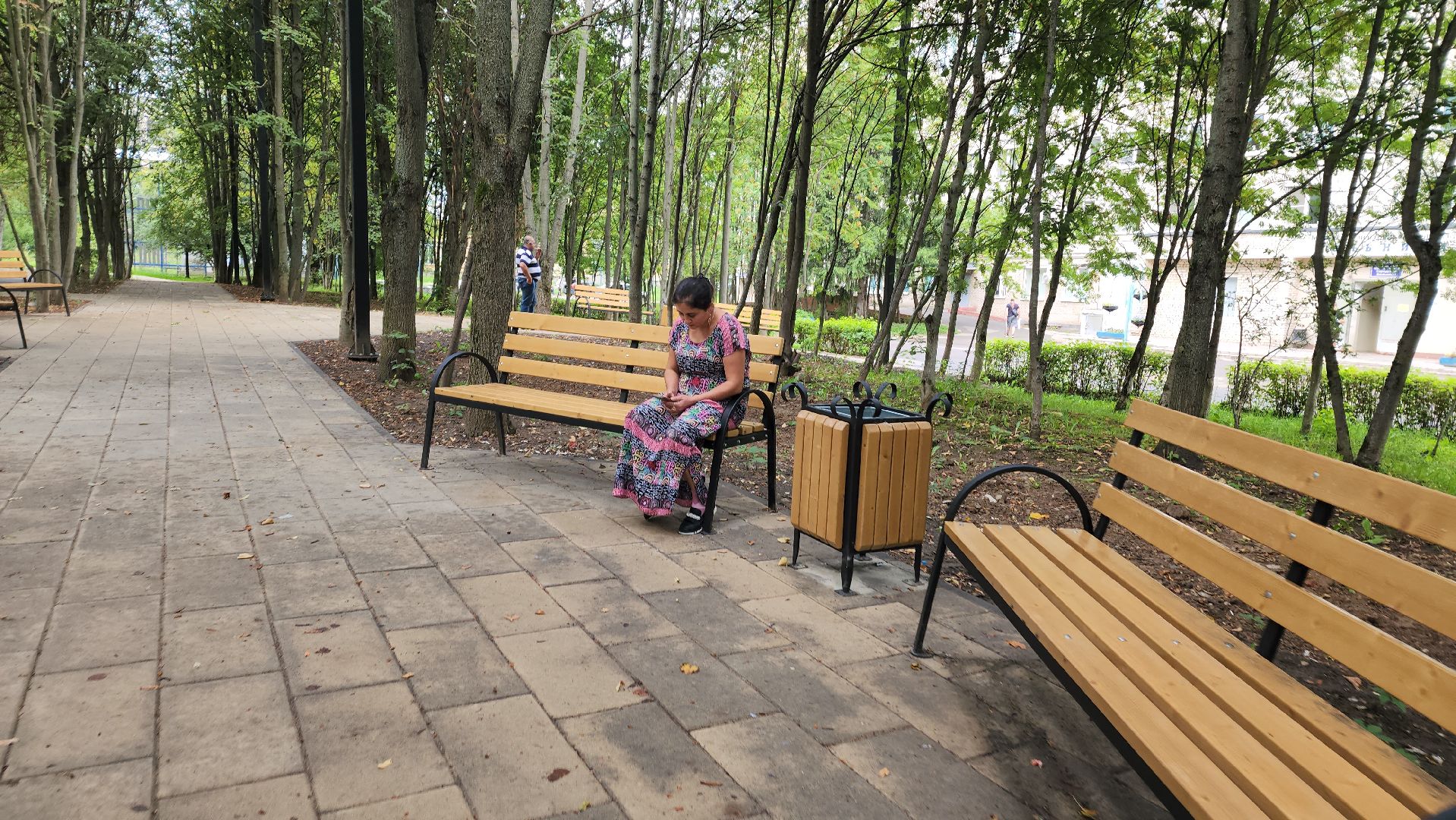 Урны для мусора, Сквер, Больница, Лобня, поликлиника,