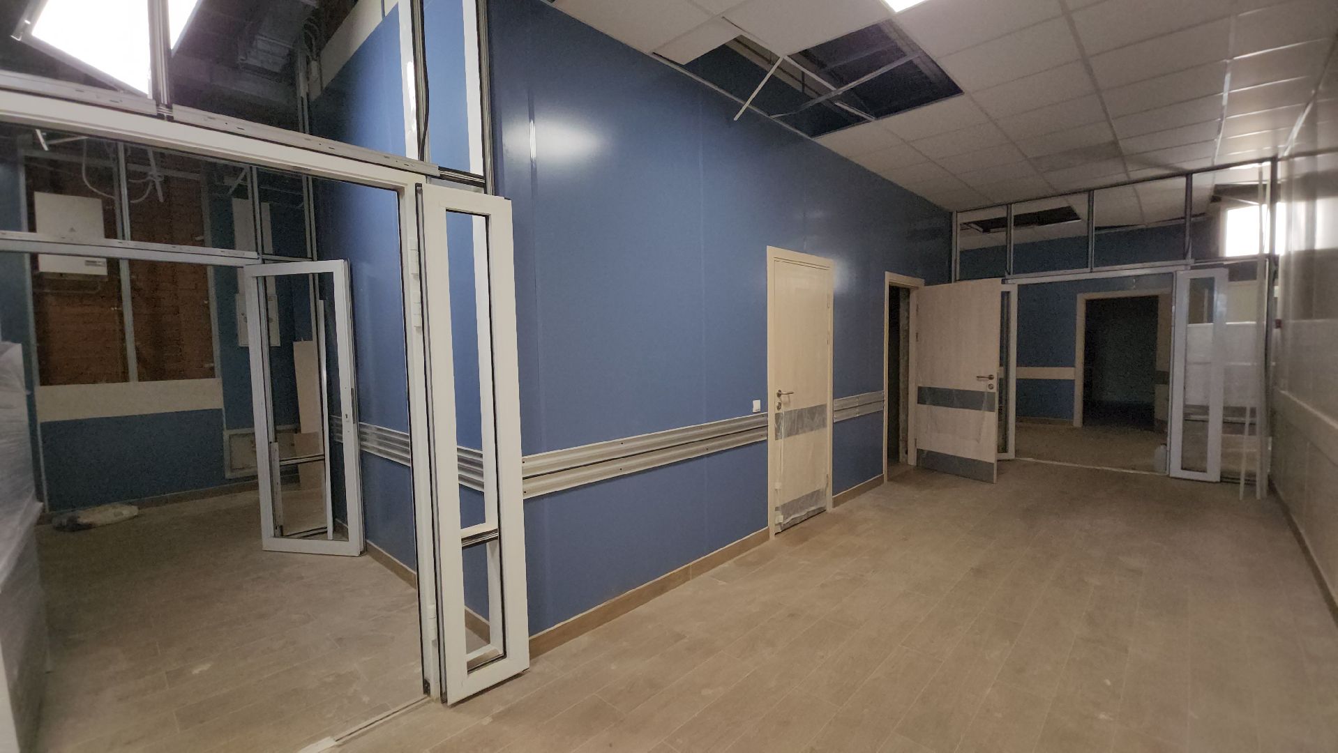 Поликлиника, строительство, Лобня,