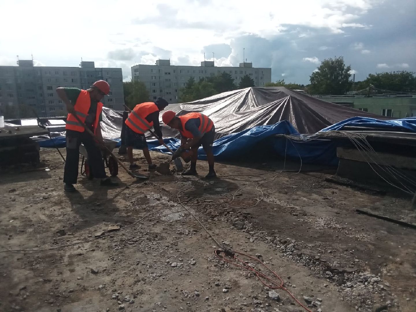 капремонт, ремонт кровли, ЖКХ, Большая шатура, го Шатура, поселок санатория Озеро белое,