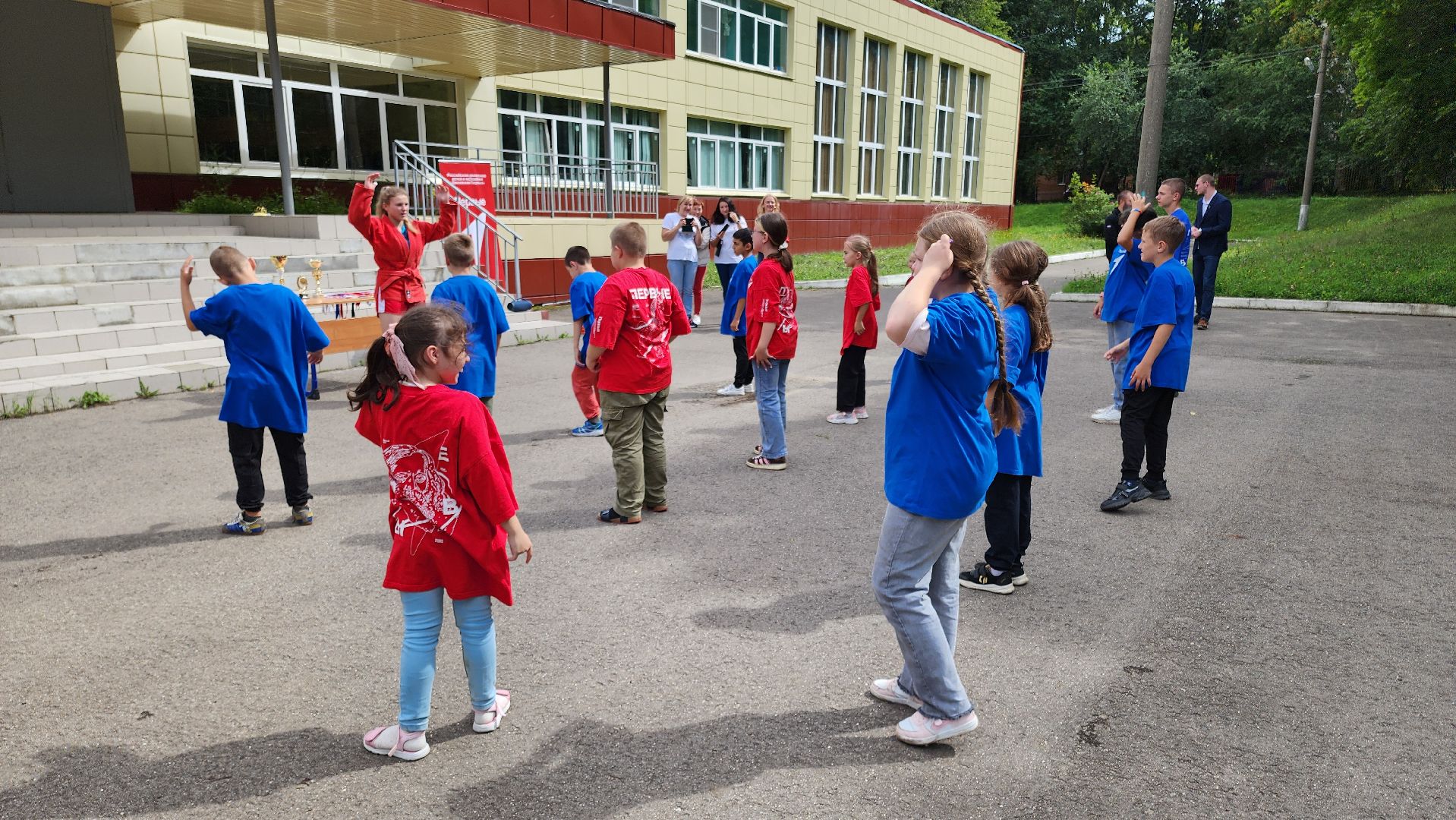 кашира, день физкультурника, тренировка с чемпионом, движение первых, спорт,