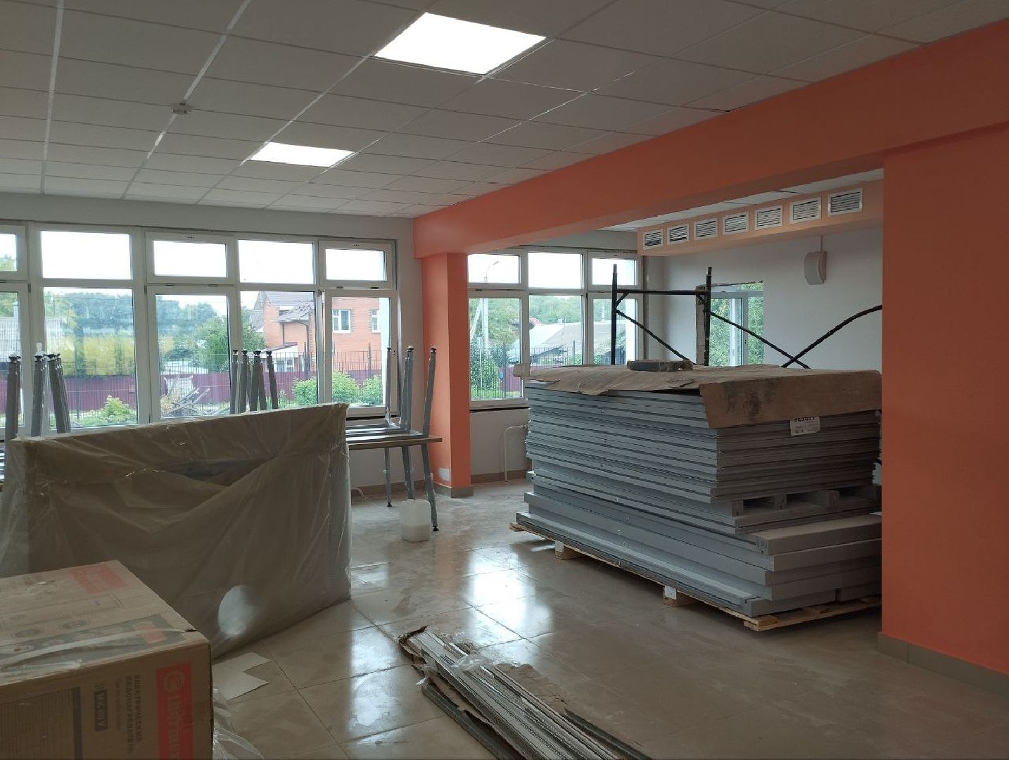 ремонт Краснопутьской школы,Домодедово, Минобразования Московской области,