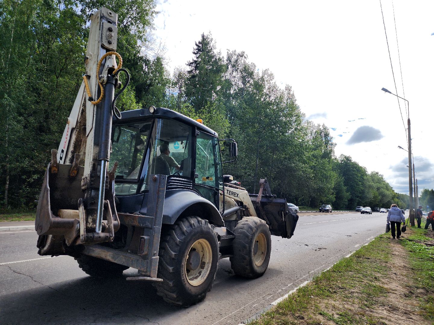 Дубна, Укладка асфальта, Асфальт, Тротуар, Ремонт тротуара, Благоустройство,