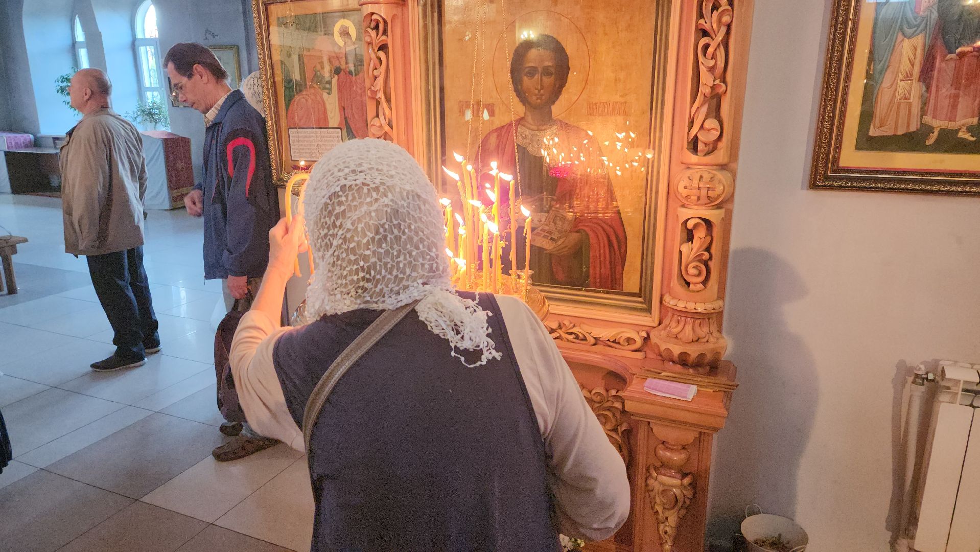 митрополит Куритицкий и Коломенский Павел, литургия, борис аубакиров, Преображенский храм, визит,