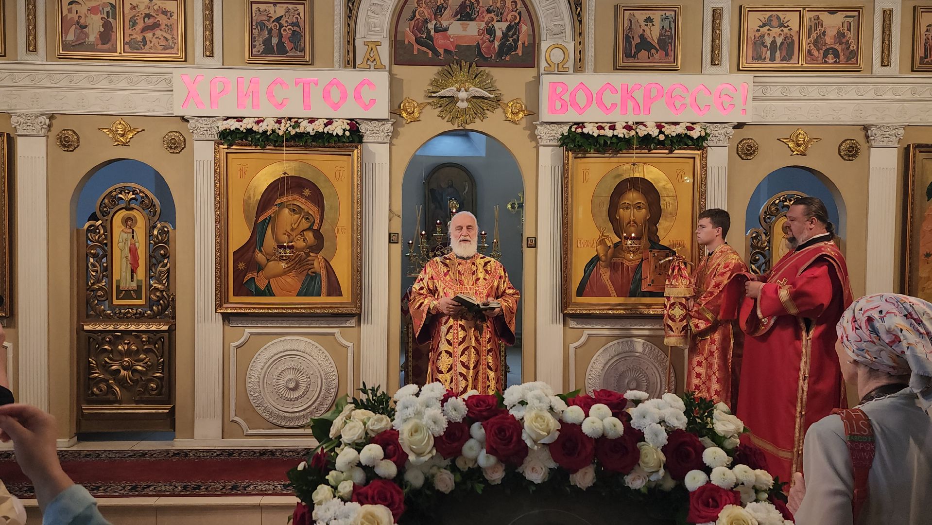 митрополит Куритицкий и Коломенский Павел, литургия, борис аубакиров, Преображенский храм, визит,