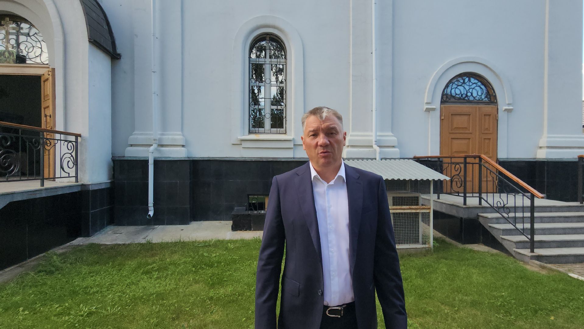 митрополит Куритицкий и Коломенский Павел, литургия, борис аубакиров, Преображенский храм, визит,