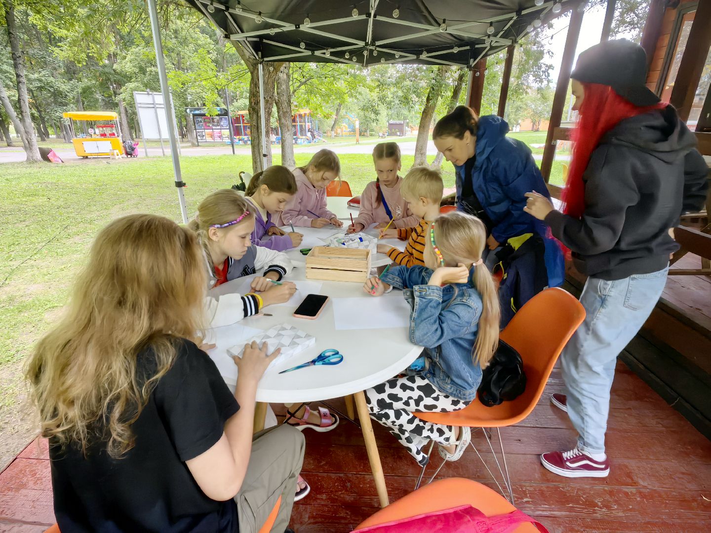 мастер класс, парк, юные жители, щёлково,