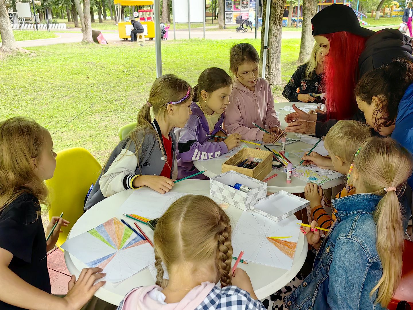 мастер класс, парк, юные жители, щёлково,