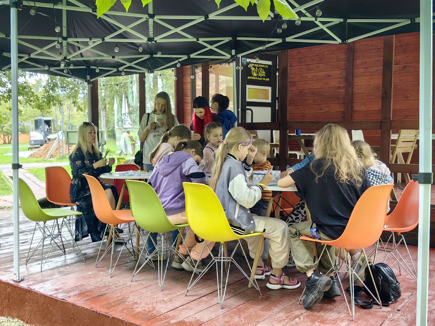 мастер класс, парк, юные жители, щёлково,