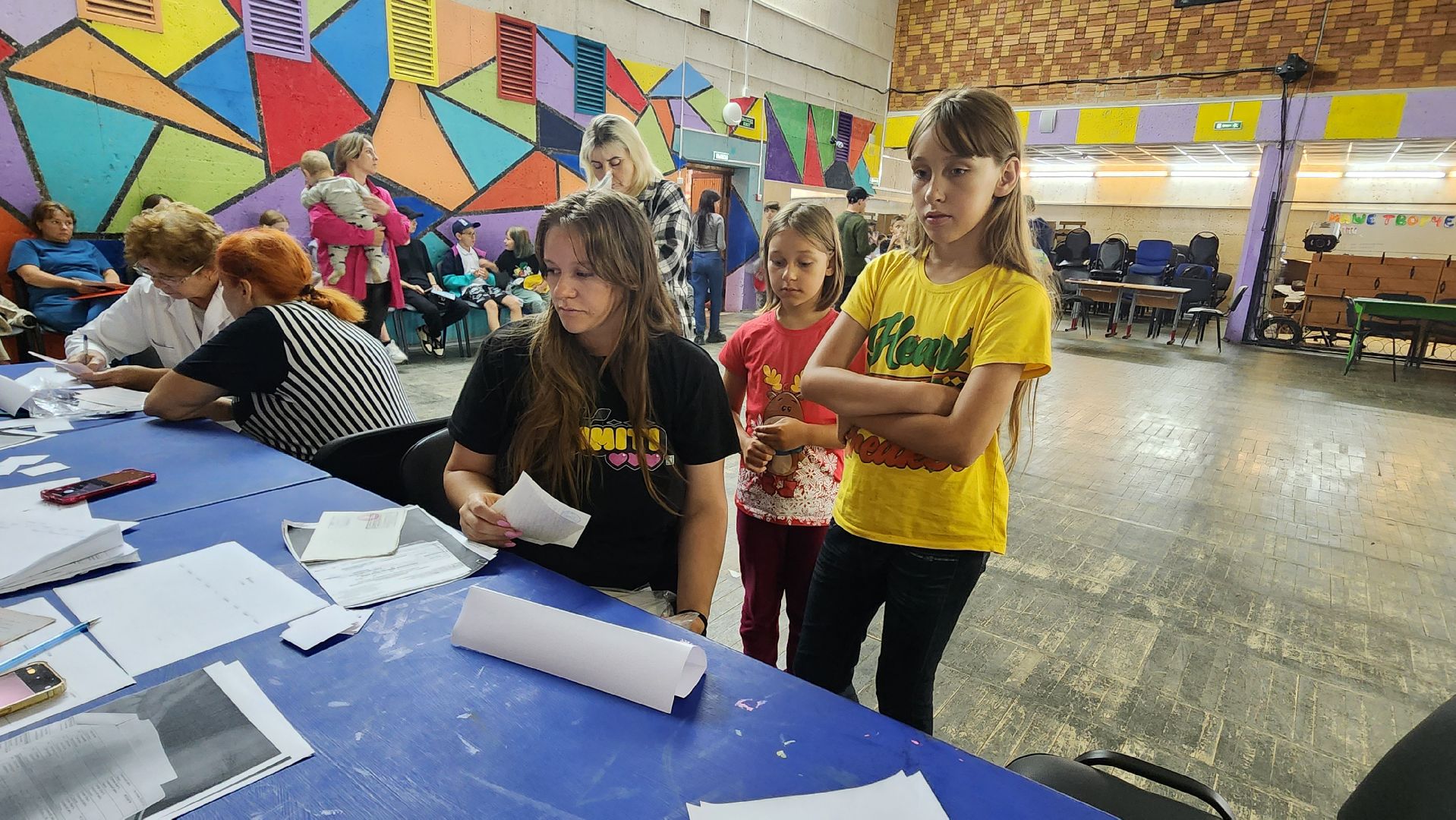 Клин, Звонкие голоса, Курск, пункт временного размещения,