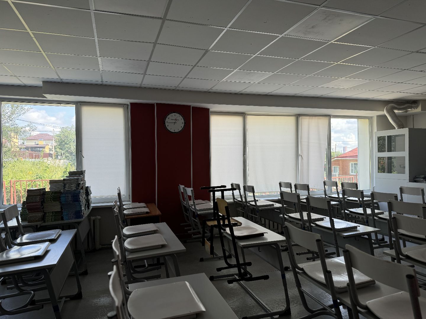 ленинский округ, готовность школы к открытию, новые учебники, новые предметы,Молоковская СОШ, курсы нвп,