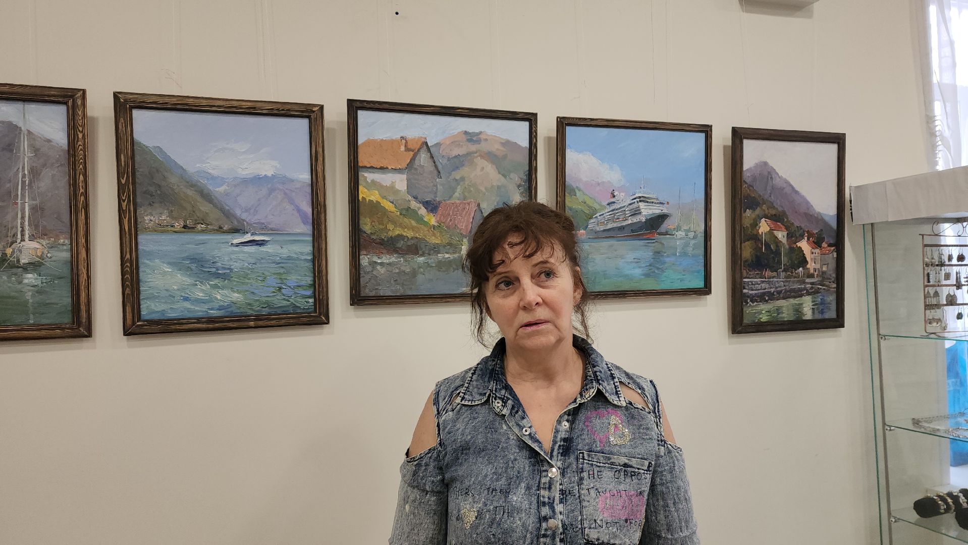 художественная выставка, живопись, художник-педагог, море, картины маслом, детское творчество, пейзаж,