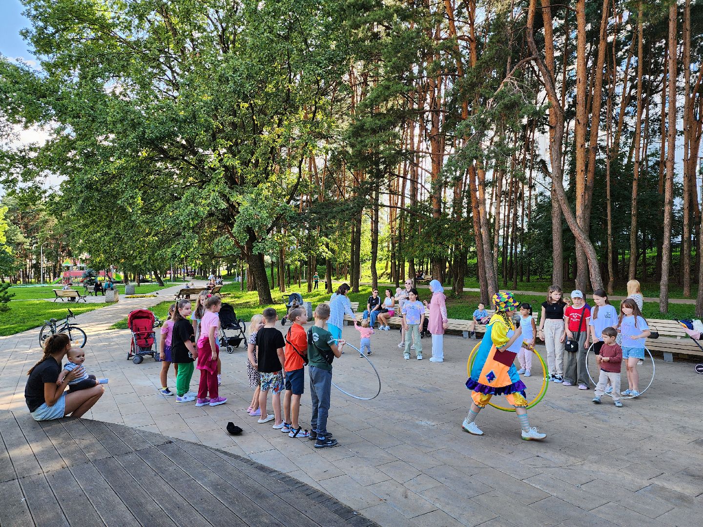 детская игровая программа, мероприятие для детей, сквер сосенки, игры с детьми, ленинский округ,