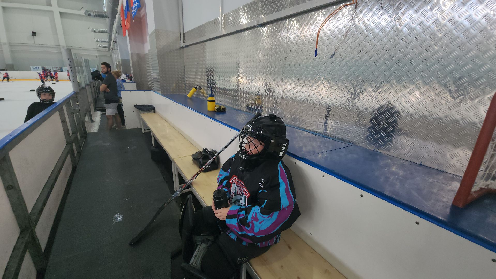 фск салют, ледовая арена, капитальный ремонт, разметка поля,