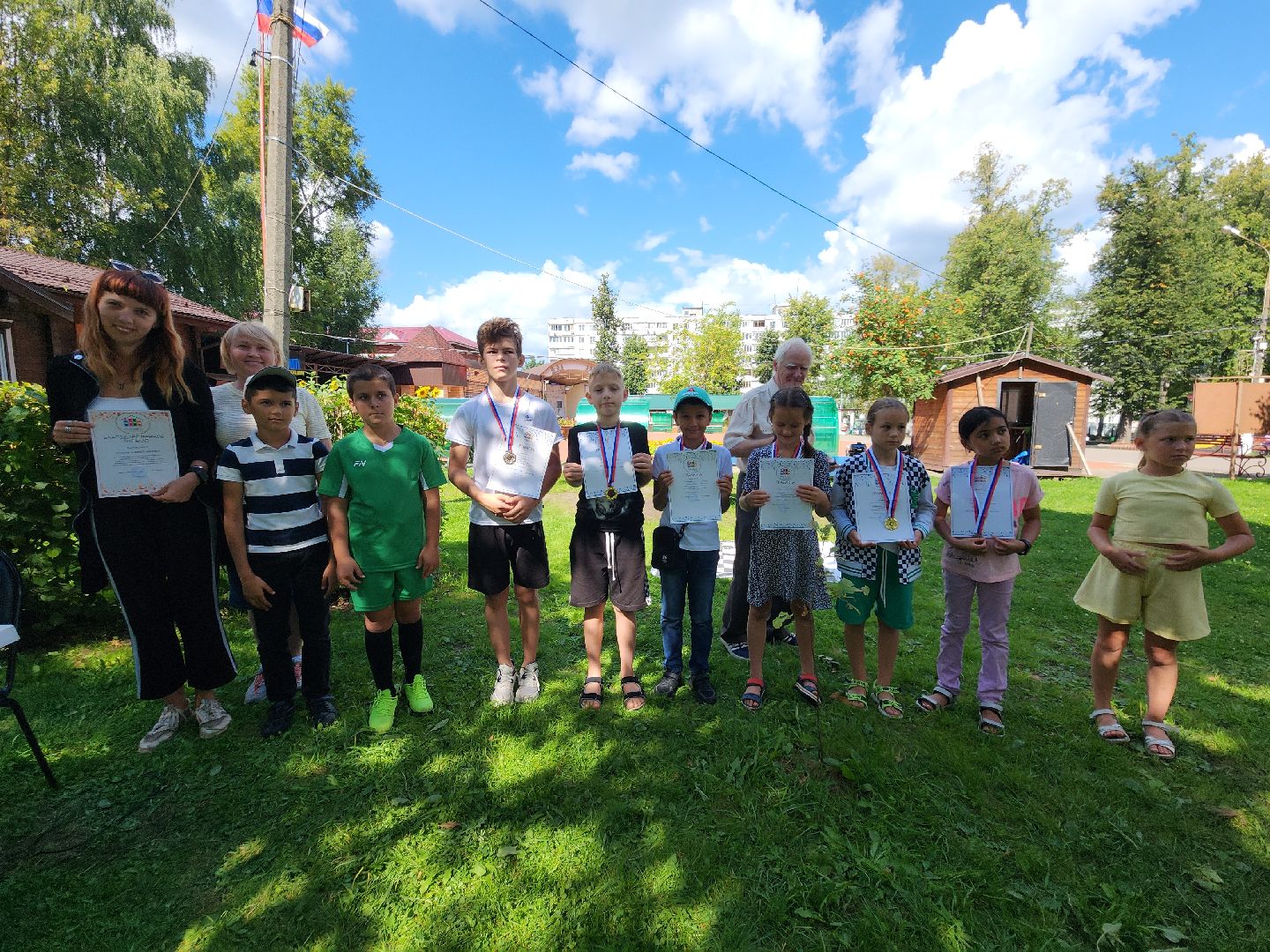 Павловский Посад, Городской округ Павловский Посад, Парк, день физкультурника, Люди, Жители,