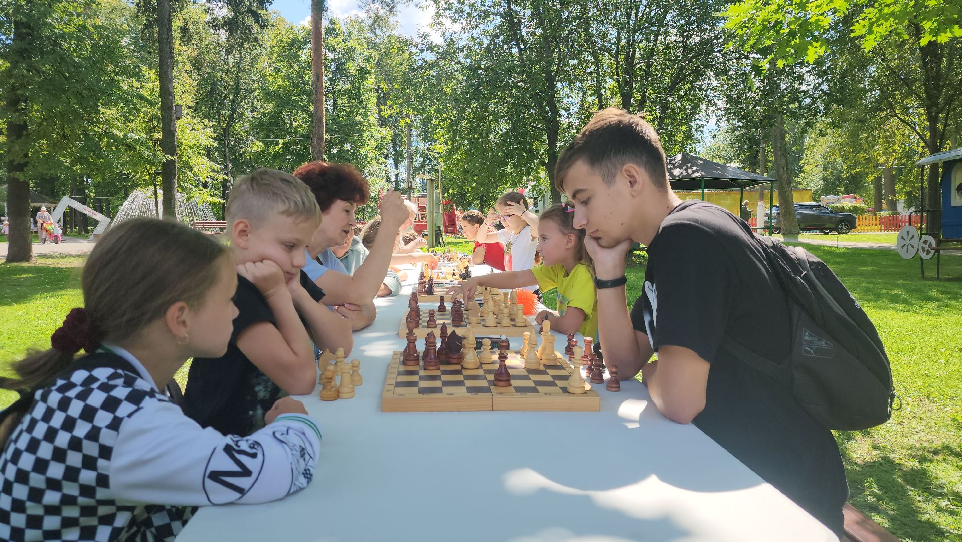 Павловский Посад, Городской округ Павловский Посад, Парк, день физкультурника, Люди, Жители,