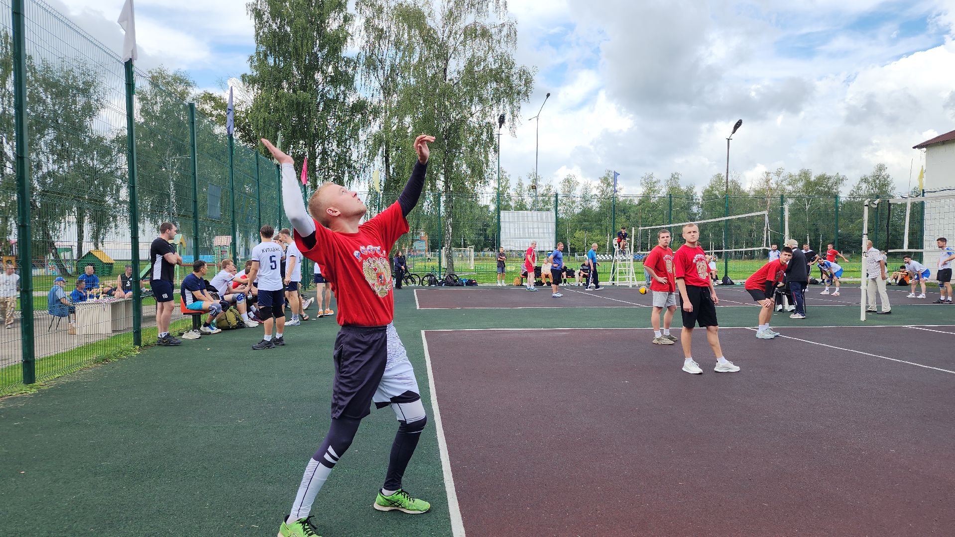 турнир по волейболу, день физкультурника, Старая Купавна, Богородский городской округ,