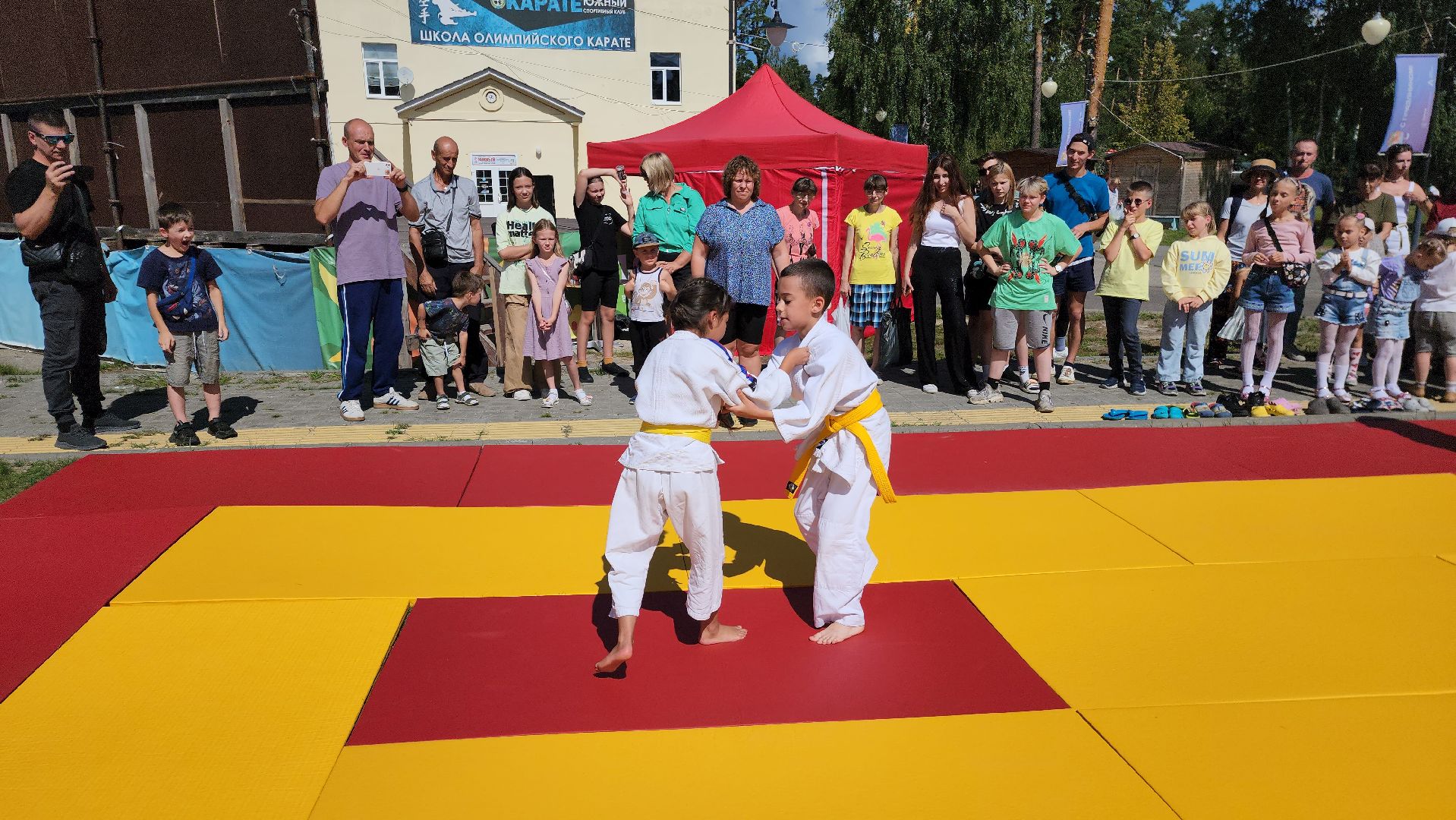 шатура, дзюдо, показательное вступление дзюдоистов, спорт шатура, культурная шатура,