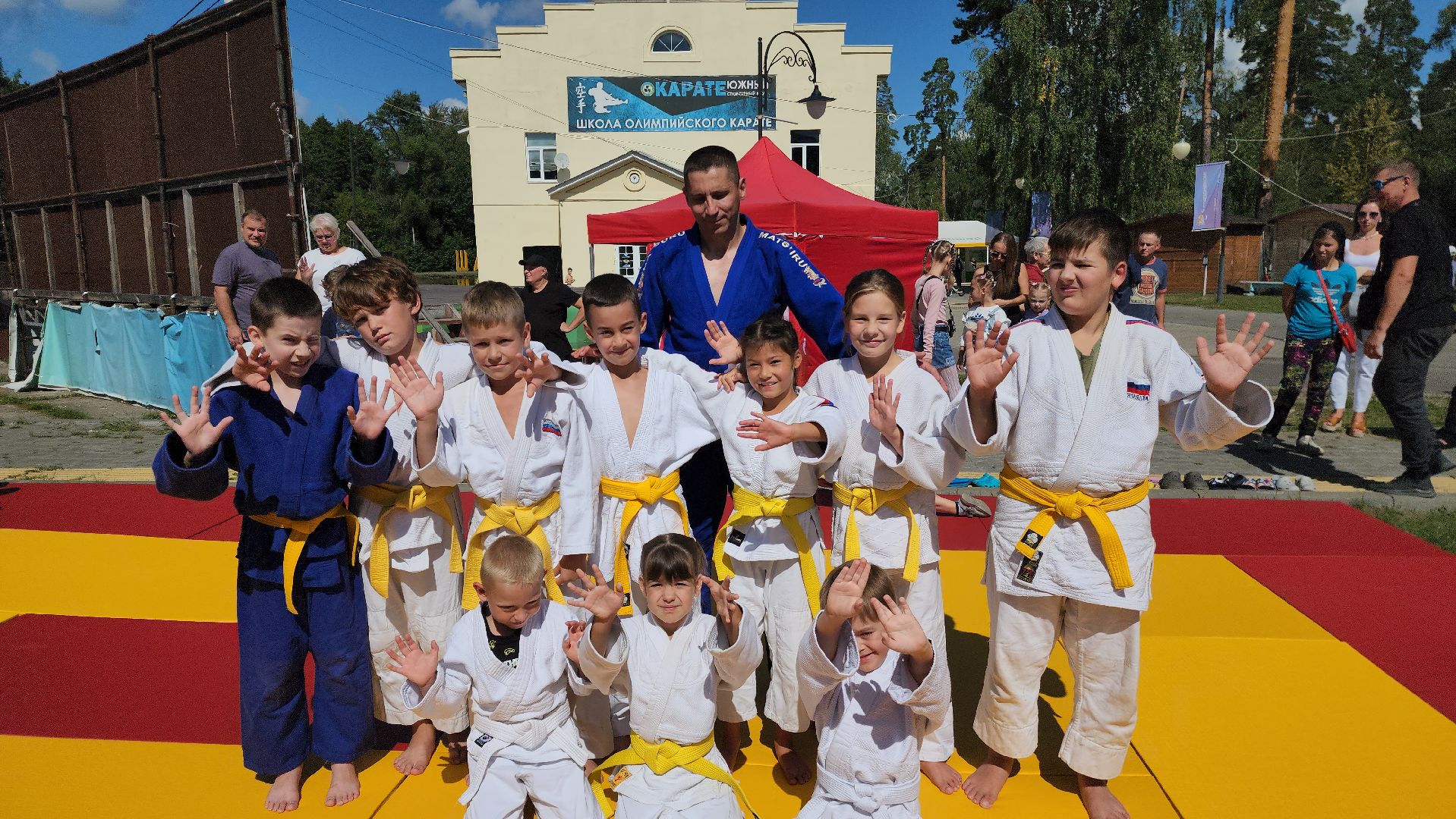 шатура, дзюдо, показательное вступление дзюдоистов, спорт шатура, культурная шатура,