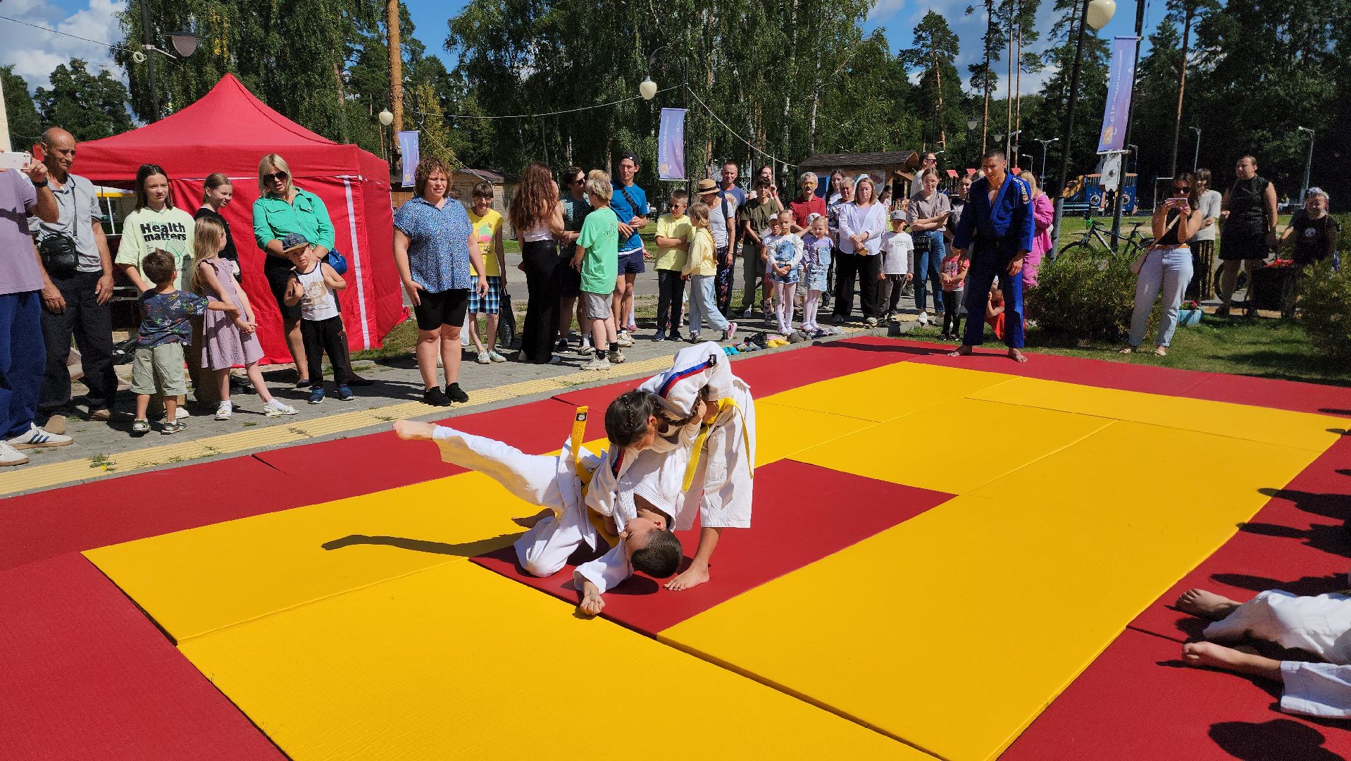 шатура, дзюдо, показательное вступление дзюдоистов, спорт шатура, культурная шатура,