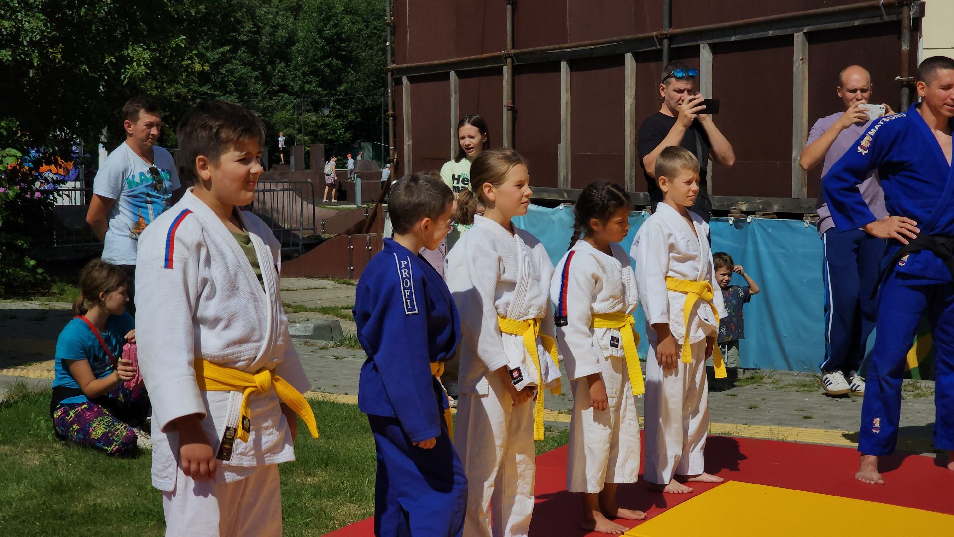 шатура, дзюдо, показательное вступление дзюдоистов, спорт шатура, культурная шатура,