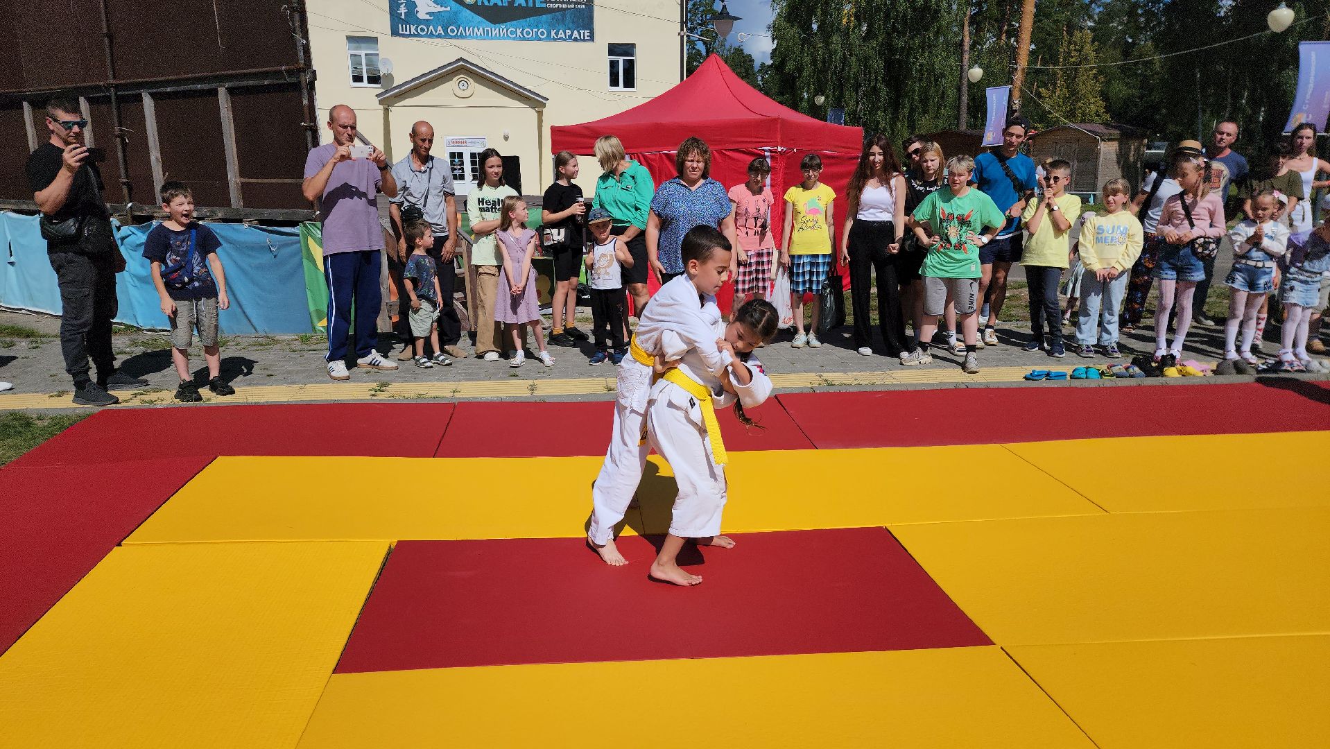 шатура, дзюдо, показательное вступление дзюдоистов, спорт шатура, культурная шатура,