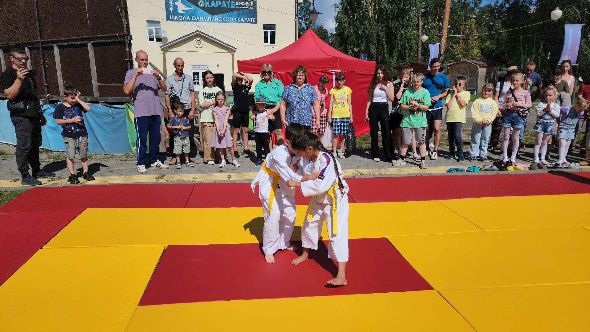 шатура, дзюдо, показательное вступление дзюдоистов, спорт шатура, культурная шатура,