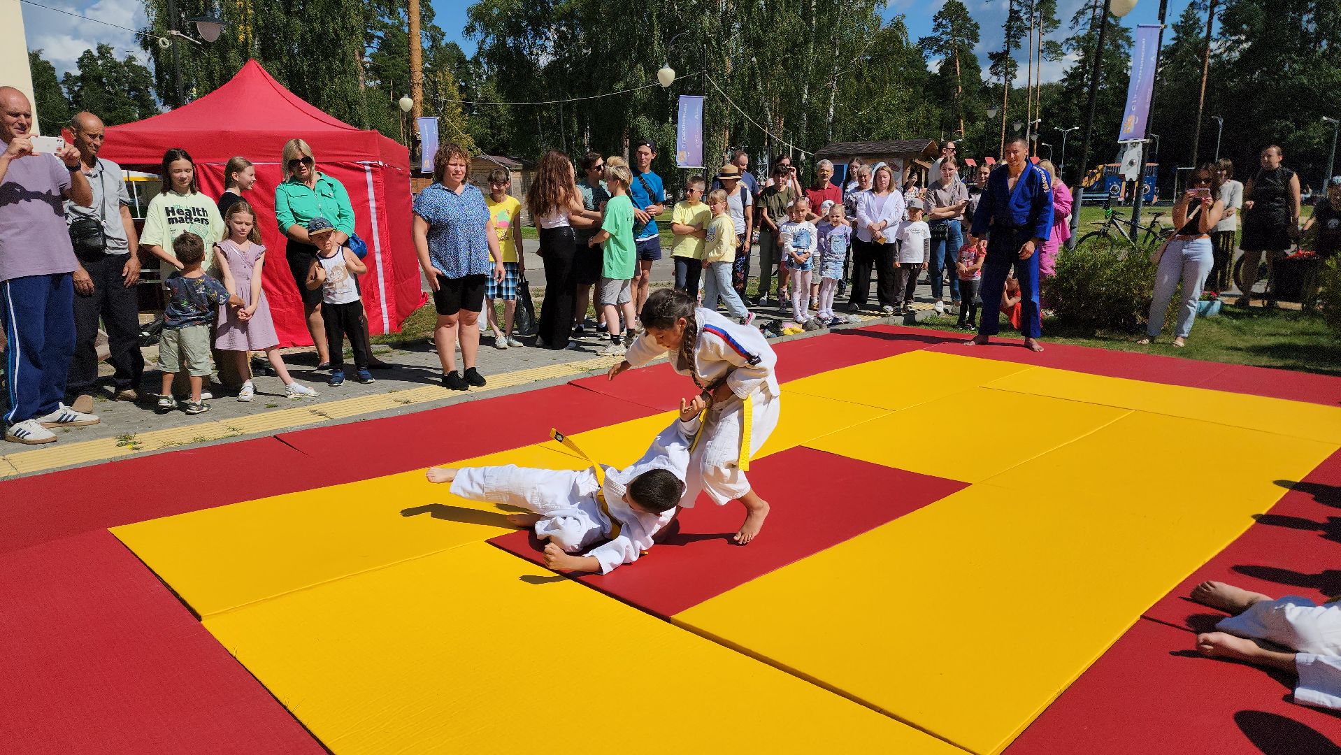 шатура, дзюдо, показательное вступление дзюдоистов, спорт шатура, культурная шатура,