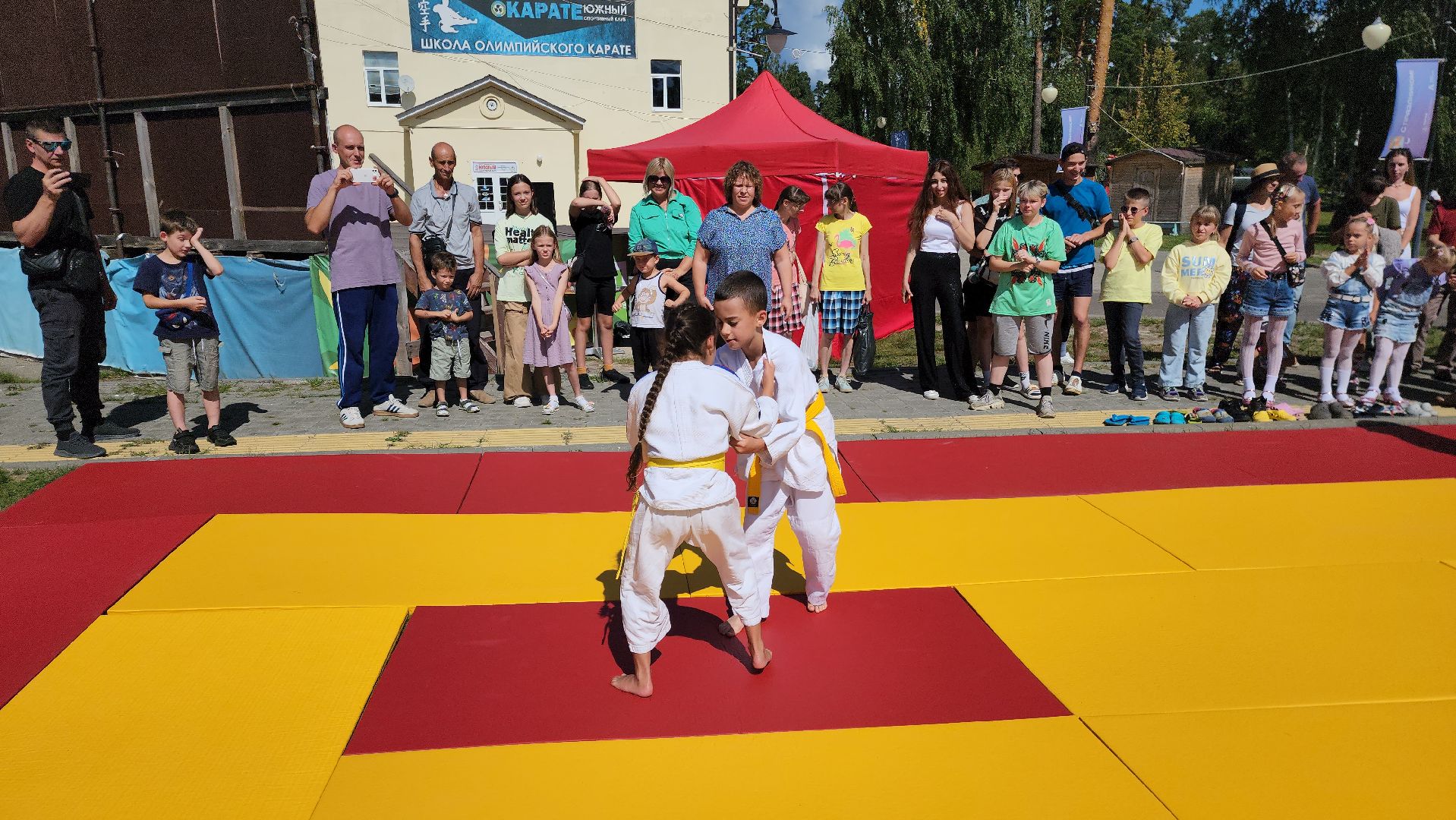 шатура, дзюдо, показательное вступление дзюдоистов, спорт шатура, культурная шатура,