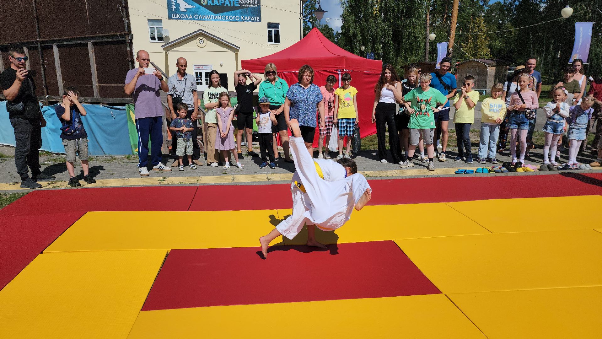 шатура, дзюдо, показательное вступление дзюдоистов, спорт шатура, культурная шатура,