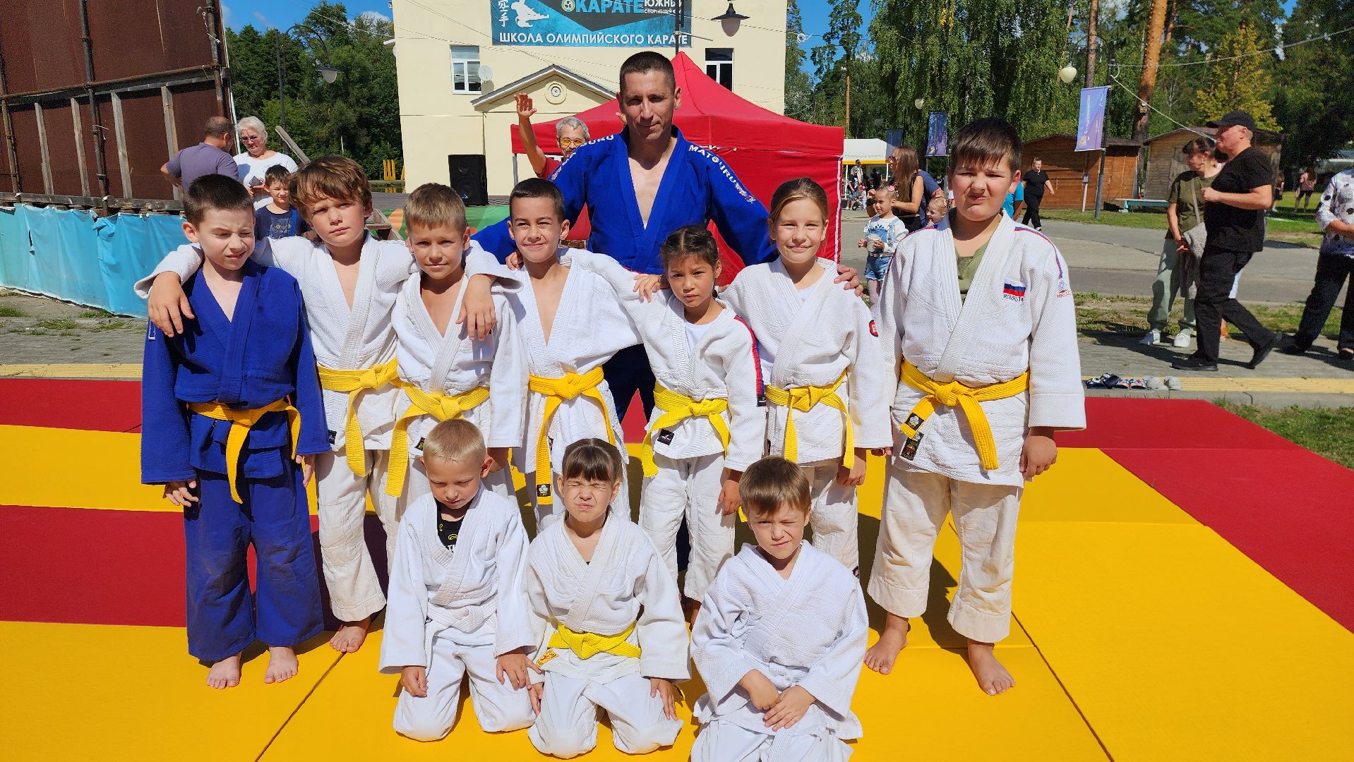 шатура, дзюдо, показательное вступление дзюдоистов, спорт шатура, культурная шатура,